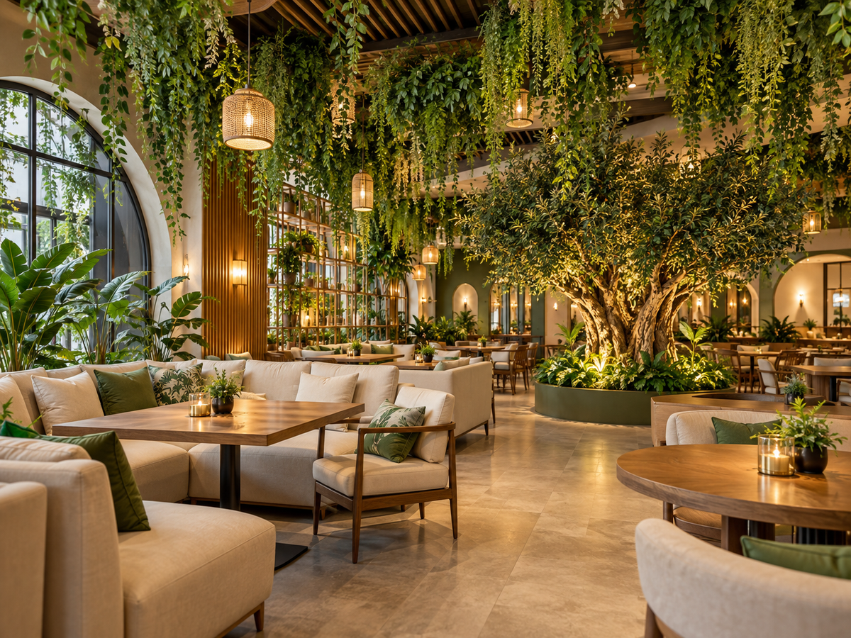 Café Greenery Inspiration