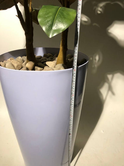 Tall Artificial Floor Plant with Modern Grey Planter | Special Price Living Room Decor