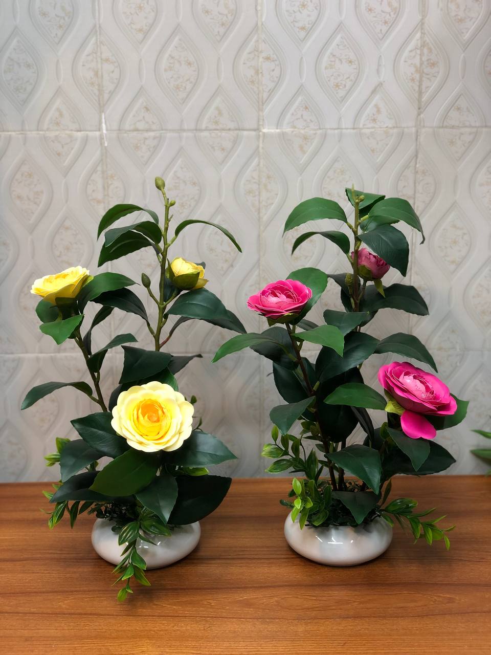 Artificial flower arrangement design 01 – real product photo 5