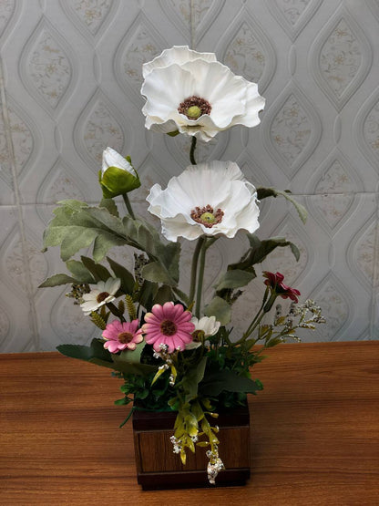 Artificial flower arrangement design 02 – real product photo 4