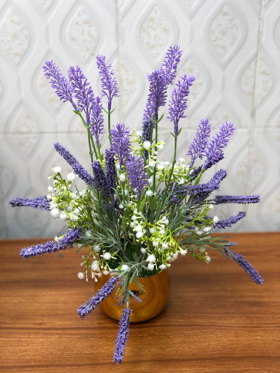 Artificial flower arrangement design 03 – real product photo 5