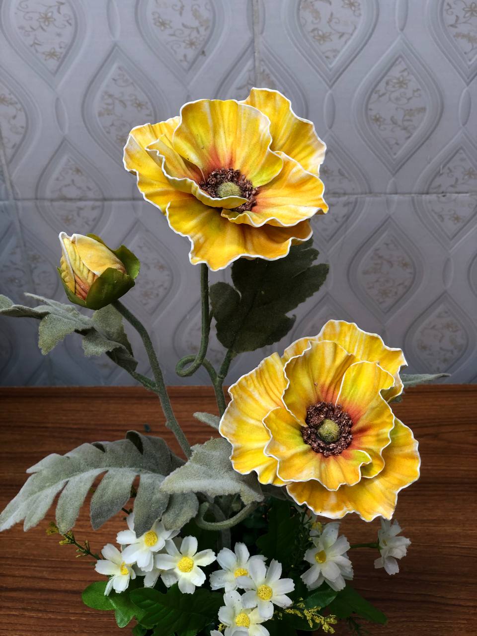 Artificial flower arrangement design 04 – real product photo 4