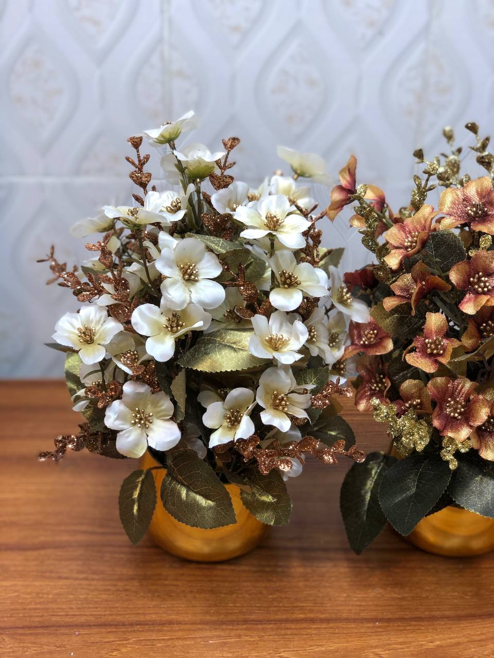 Artificial flower arrangement design 06 – real product photo 1