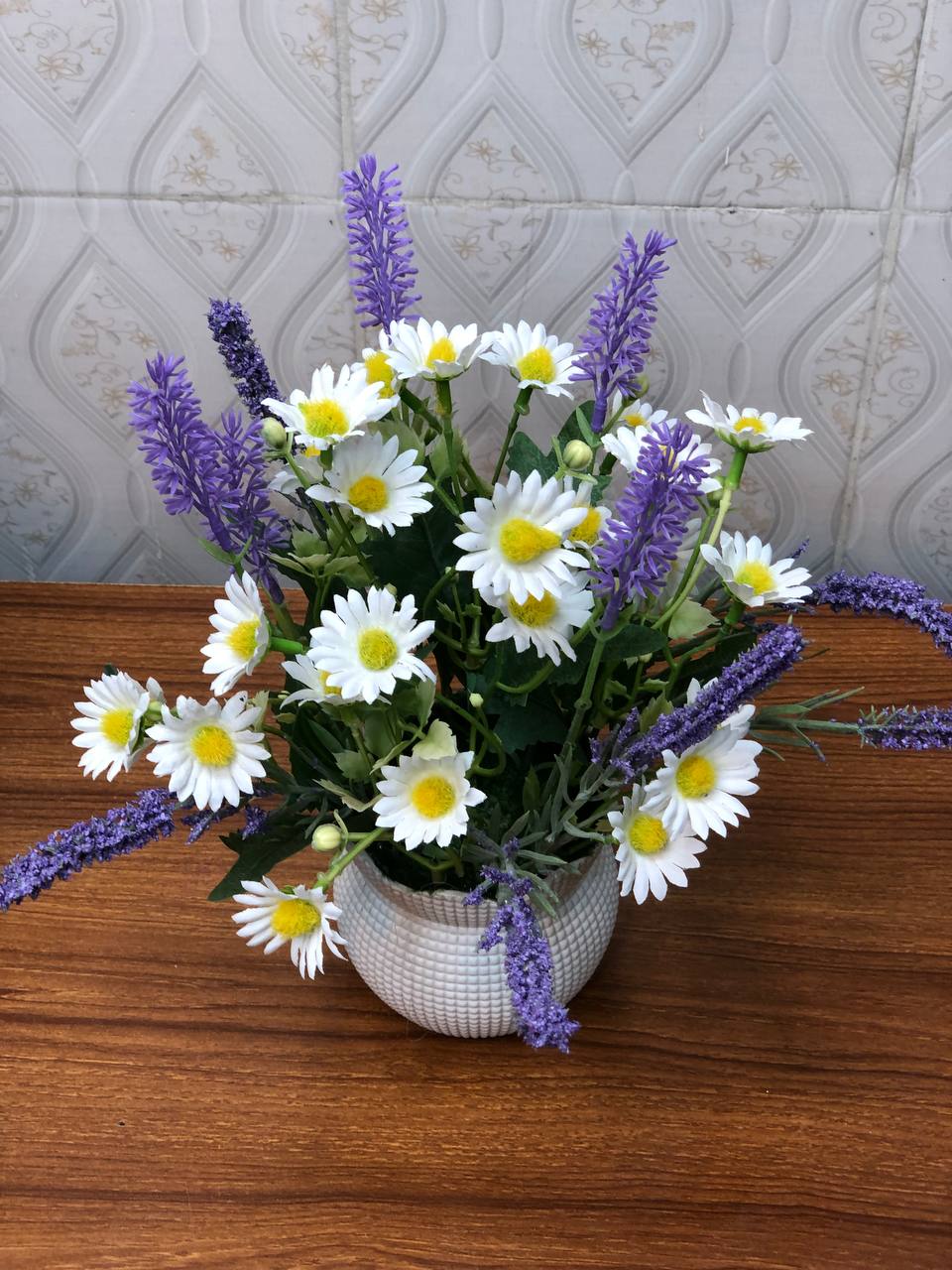 Artificial flower arrangement design 07 – real product photo 2