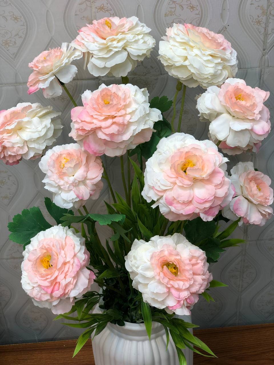 Artificial flower arrangement design 09 – real product photo 1
