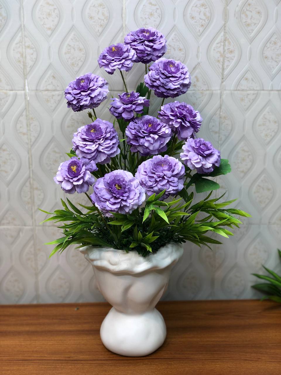 Artificial flower arrangement design 15 – real product photo 1
