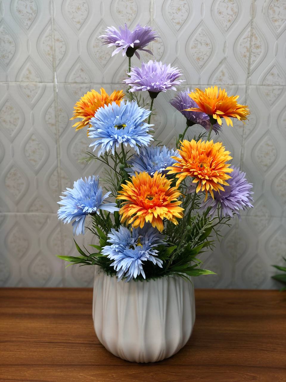 Artificial flower arrangement design 16 – real product photo 1
