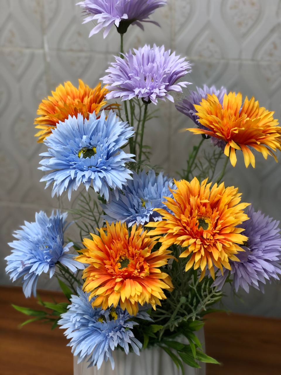 Artificial flower arrangement design 16 – real product photo 4