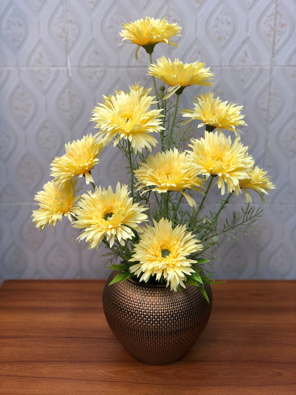 Artificial flower arrangement design 23 – real product photo 3