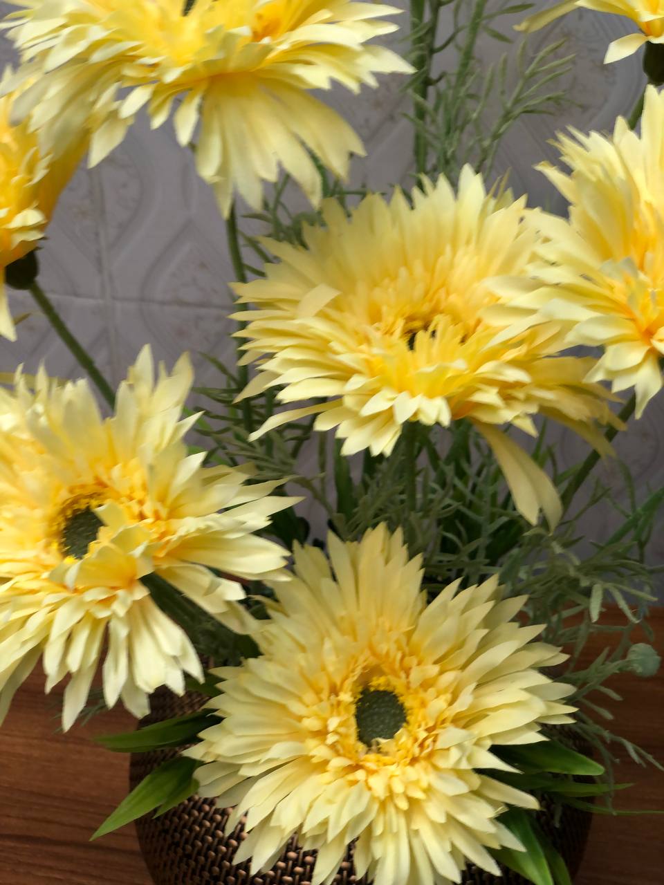 Artificial flower arrangement design 23 – real product photo 4
