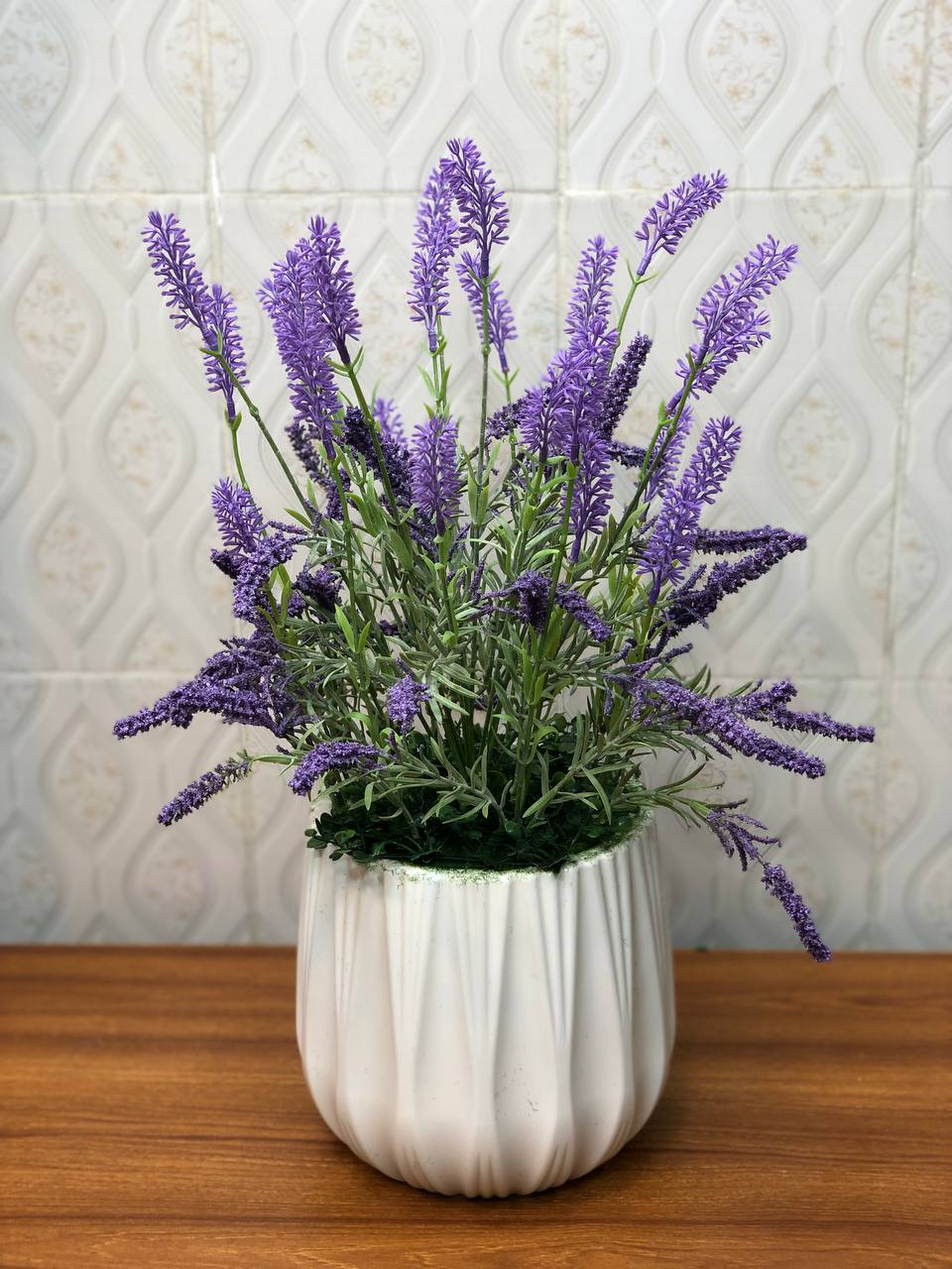 Artificial flower arrangement design 28 – real product photo 3