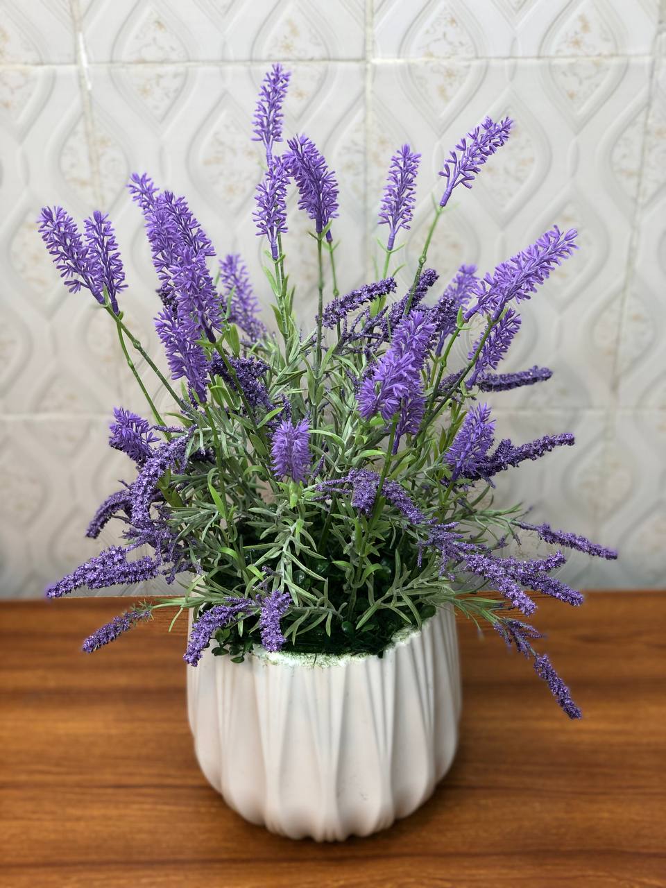 Artificial flower arrangement design 28 – real product photo 4