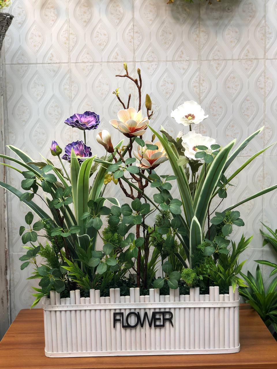Artificial flower arrangement design 30 – real product photo 4