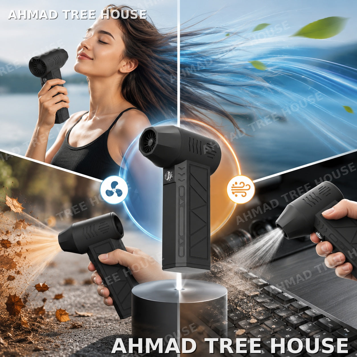 Mini Jet Fan – Brushless Handheld Air Blower ⭐ Customer Favourite