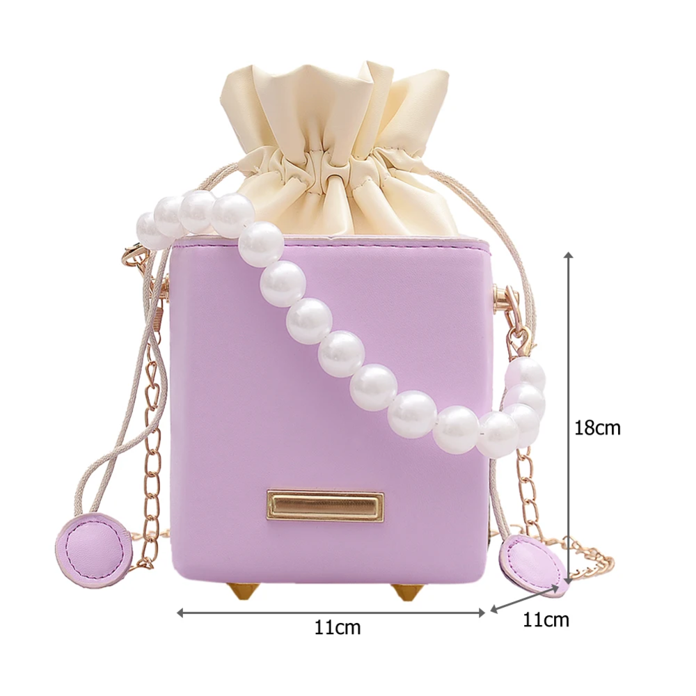 Attire Bag with a pearl chain handle