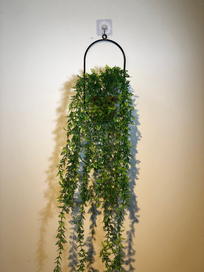 Artificial walk hanging with metal frame